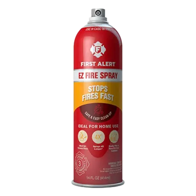 Extintor Portátil FIRST ALERT AF400 100 ml - Clases A-B-C, Agente Dipotásico