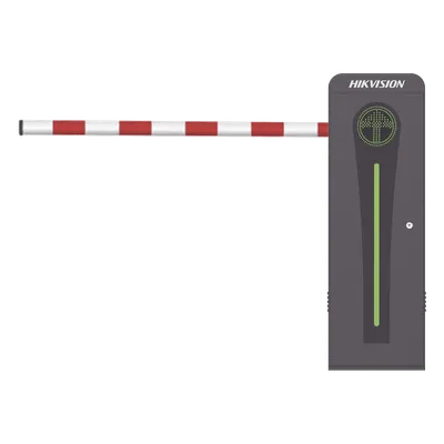 Barrera vehicular Hikvision KT-320-ABAT(4ML) con brazo abatible de 4 m