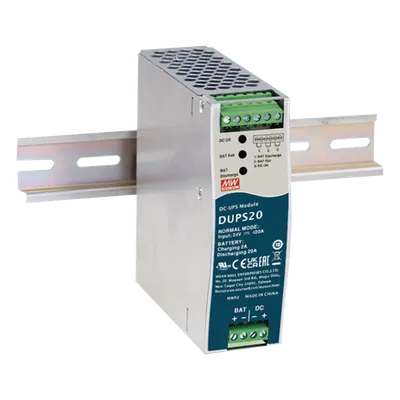Módulo DC-UPS / 24 VDC 20 A / Riel DIN / Baterías 4 a 135 Ah / -30 a +70°C