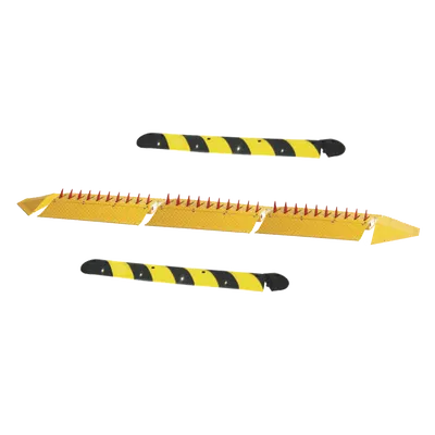 Kit de picos ponchallantas autónomo / Carriles de 3.2 m (10.5 ft) / Operación por resortes / Altura 7.6 cm / Incluye topes y tornillería