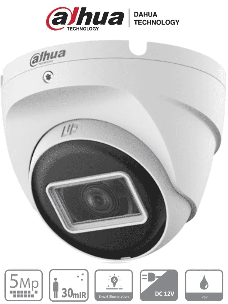 Cámara domo Dahua HAC-T2A51N-U de 5 MP con visión nocturna