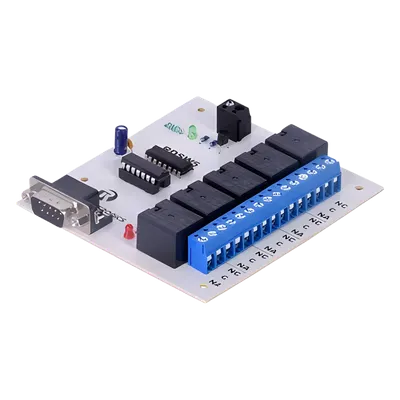 Tarjeta Decodificadora / 5 Zonas / 500W por Salida / 10-15V DC / DB9 / 9600 Bauds / Fleetsync