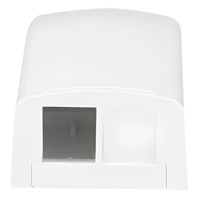 Caja de montaje superficial PANDUIT NK2BXWH-A para 2 módulos Keystone