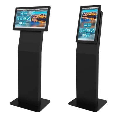 Montaje tipo Kiosko Para Pantallas Indoor Peerless-AV / Base Rectangular / Puertas con Seguridad / Gestión Interna de Cables / Compatible con formato VESA 100x100 a 200x200 (pantalla no incluida)