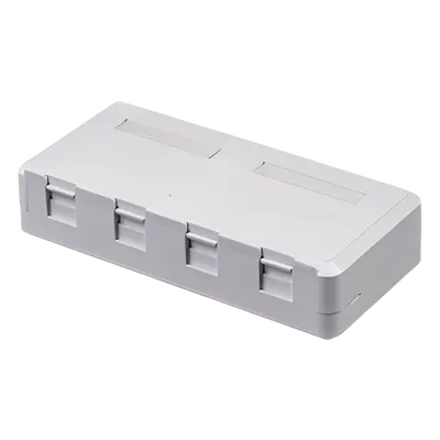 Caja de pared superficial LINKEDPRO LP-WP-07B para 4 módulos keystone