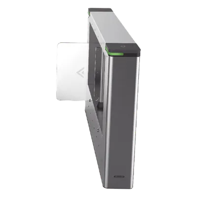 Torniquete Swing Derecho / Carril 90 cm (2.95 ft) / Panel + Lector Tarjeta / TCP-IP / 6,000,000 MCBF / 12 Pares IR / IP54 / 60,000 Tarjetas