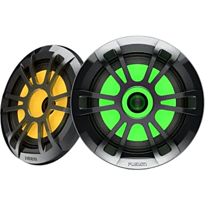 Altavoces marinos / 6.5" (6.93" x 2.32") / LED RGB multicolor / IP65 / 80W pico / 4 ohmios