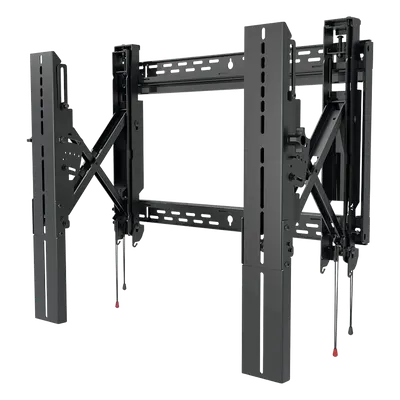 Soporte de Pared Tijera Universal / Extensión 12" (305 mm) / Carga 200 lb (90.7 kg) / Tilt +15°/-2° / VESA 200x100 a 600x600 mm / Acceso Abierto Cajas Empotradas