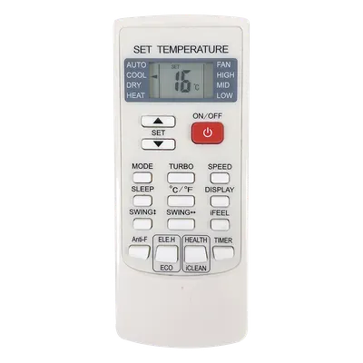 Control remoto AUFIT YKRH/101E para minisplit con display iluminado