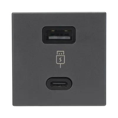 Módulo doble USB SIMON SM-2USB-N con carga rápida de 30W