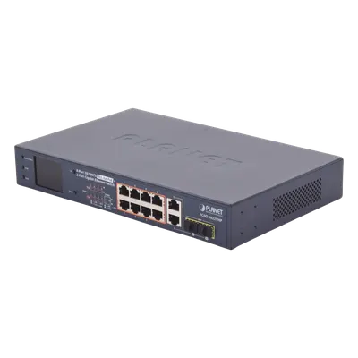 Switch PoE+ PLANET FGSD-1022VHP con alcance extendido de 250 m
