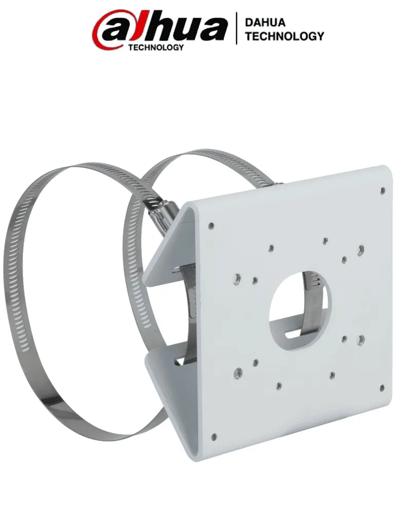 Soporte para poste Dahua PFA156 de aluminio para cámaras CCTV