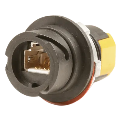 Jack Industrial Ruggedizado / UTP Cat 6 / IP66/IP67 / Acople Bayoneta / 250 MHz / 100 Ω