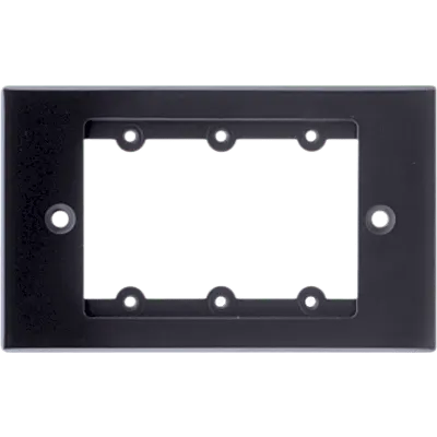 Marco para wall plate Kramer FRAME-1G/US(B) metálico negro 1 gang