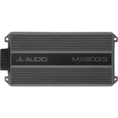 Amplificador Náutico y para Deportes de Motor / 3 Canales / 600 Vatios / Clase D / IPX7 / 11-15 VDC / Filtros Paso Alto y Paso Bajo / Control de Nivel Remoto Opcional (RBC-1)