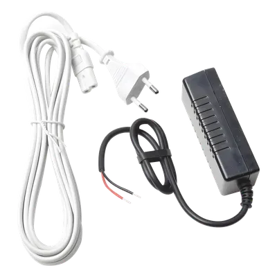 Adaptador de Corriente / Tipo Cargador de Pared / Salida a Conductores Pelados / Para Panel de Alarma