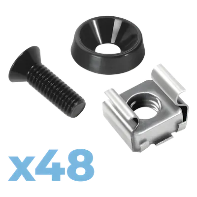 Kit de montaje para rack LINKEDPRO LP-TAT-48 con métricas M5 y M6