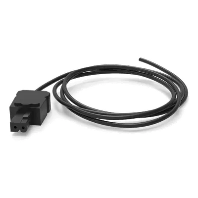 Cable de Alimentación para Lámpara LED / 3 m (9.84 ft) / Conector Moldeado / Cables Libres para Tablero / Certificación UL / Recubrimiento Negro
