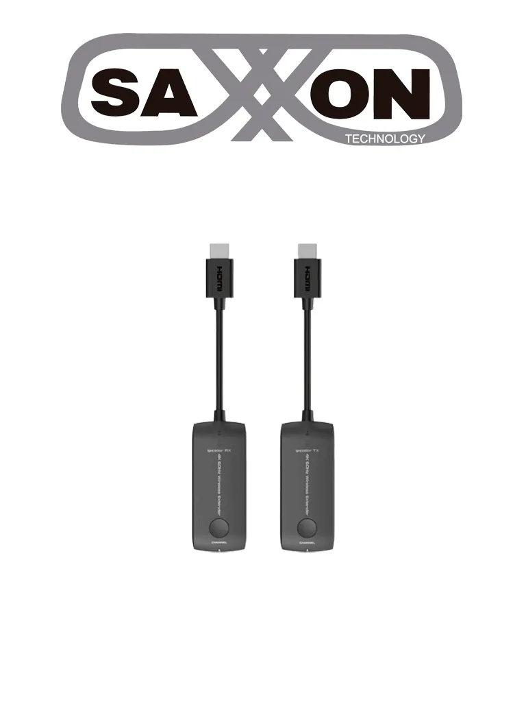 Extensor HDMI inalámbrico SAXXON LKV488Mini para video 4K a 60 Hz