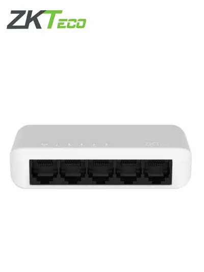 Switch Ethernet ZKTeco C-DTS-E5-5-C de 5 puertos 10/100 Mbps