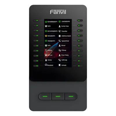 Módulo de expansión IP FANVIL EM60 con pantalla a color y 60 teclas DSS
