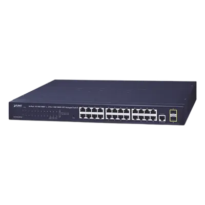 Switch administrable PLANET GS-4210-24T2S de 24 puertos Gigabit