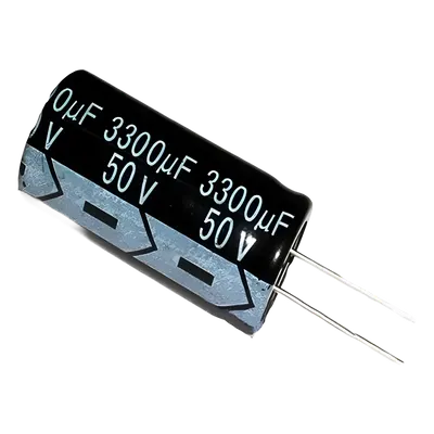 Capacitor Electrolítico Radial / 3300 µF / 50 V / Tolerancia ±20% / -40 °C a +85 °C