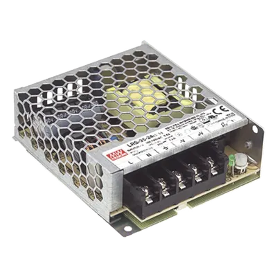 Fuente de Poder Conmutada / 350W / 24Vcc / 14.6A / Entrada CA Seleccionable / 115 x 30 x 215 mm