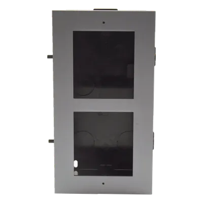 Marco empotrable Hikvision DS-KD-ACF2 para dos módulos de videoportero