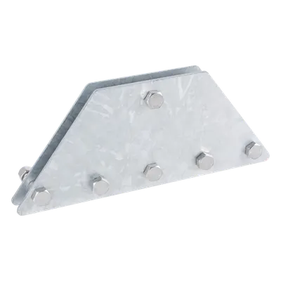 Placas Igualadoras de Retenida / 6 Retenidas / Acero Galvanizado por Inmersión / Kit con Tornillería y Separadores
