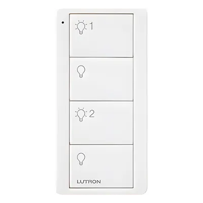 Control Inalámbrico de 4 Botones / 2 Zonas de Iluminación / Clear Connect RF / Alcance 18 m (59.1 ft) Línea de Vista / Batería 10 Años