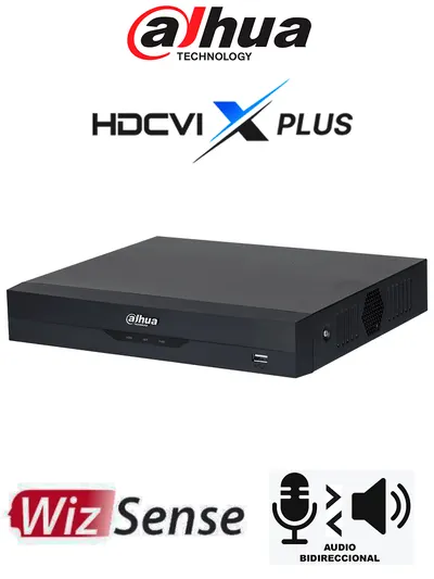 DVR Dahua DH-XVR5216AN-I3/T de 16 canales con funciones WizSense