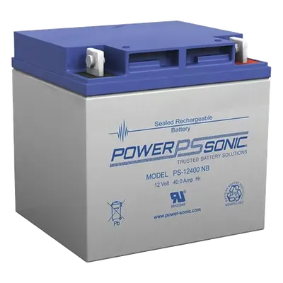 Batería de Respaldo AGM/VRLA / 12V / 40AH / Terminales NB4 / Vida Útil 5 Años / Caja ABS Resistente a Impactos