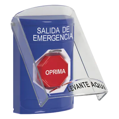 Botón de salida de emergencia STI SS2422EX-ES con tapa protectora