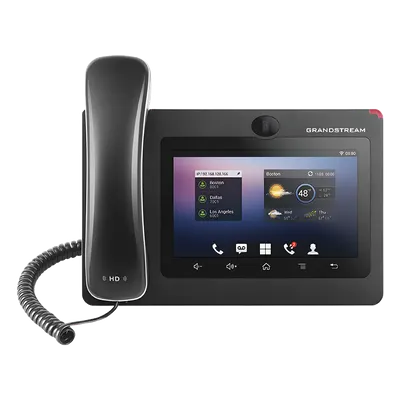 Teléfono IP GrandStream Empresarial para Videoconferencias con Android 7, 16 lineas, procesador 4 nucleos