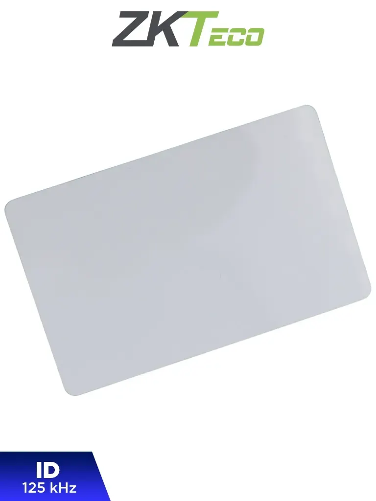 Tarjeta de proximidad ZKTeco IDCARD NN TK4100 de 125 kHz
