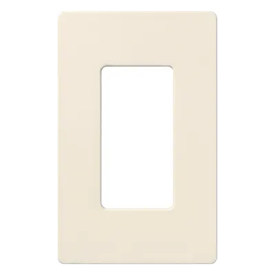 Placa de Pared / 1 Espacio / Sin Tornillos / Acabado Satinado / 75 x 119 mm (2.94 x 4.69 in) / Diseño Delgado 7.6 mm