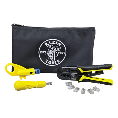 Kit de herramientas para cableado UTP Klein Tools VDV026212 con ponchadoras