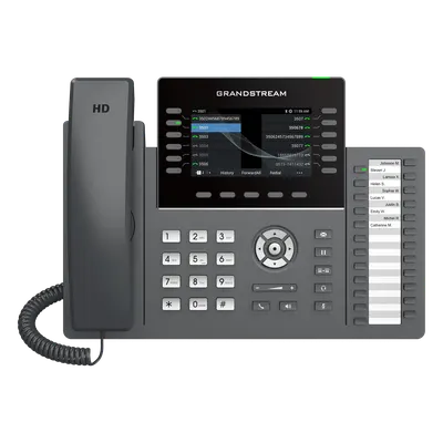 Teléfono IP Grandstream GRP2636 con Wi-Fi 6 y 24 teclas programables