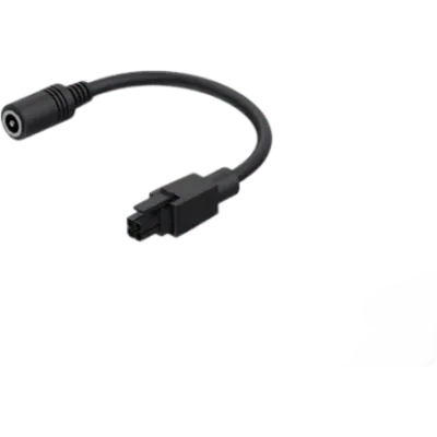 Adaptador de Alimentación / 4 Pines a Barrel 5.5 x 2.1 mm / Cable 10 cm / 24 AWG / Sin Soldadura