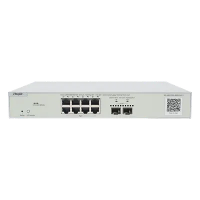 Switch PoE+ Ruijie RG-NBS3300-8MG2XS-P de 8 puertos 2.5G