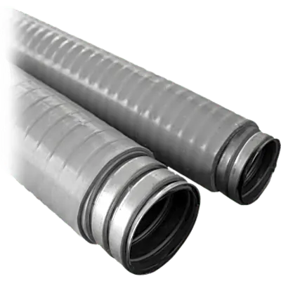 Tubo Flexible tipo Liquidtight de 1 1/2" (38 mm) / Acero + Forro PVC / Rollo de 20 Metros.