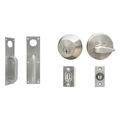 Kit de herraje para puerta YALE MX86940 con jaladera de 30 cm
