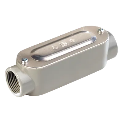 Caja de registro ovalada RAWELT OC-2989C tipo C para conduit de 1/2”