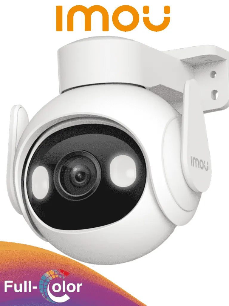IMOU Cruiser 2 2k (IPC-GS7EN-3M0WE) - Cámara IP PT WiFi de 3MP, Full Color, con IMOU SENSE, audio bidireccional, sirena de 110dB, seguimiento inteligente, detección avanzada, IP66 y ranura MicroSD