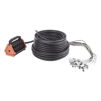 Stagebox SEETRONIC CSBT1204L30M de 16 canales con cable de 30 m