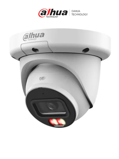 Cámara IP domo Dahua DH-IPC-HDW3449QM-S-IL de 4 MP con iluminación dual