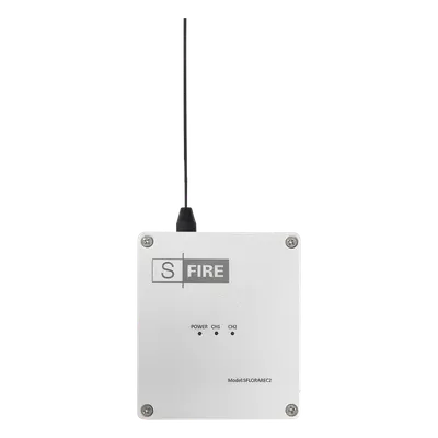 Receptor inalámbrico SFIRE SF-LORA-REC-2 con 2 relevadores tipo C