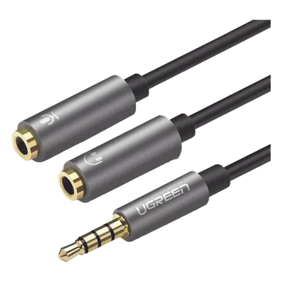 Divisor de audio UGREEN 30619 para micrófono y auriculares