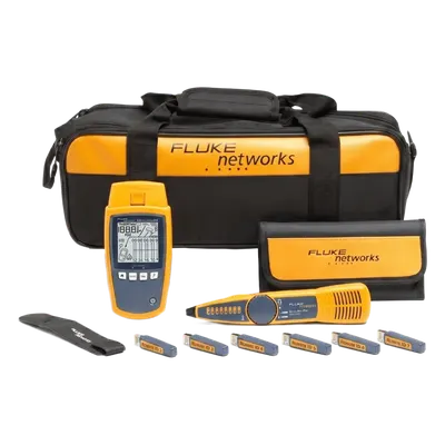 Kit de Verificador de Red PoE / Pantalla LCD Retroiluminada / 802.3af/at/bt/UPoE / Mapeo Gráfico / Sonda Intellitone Pro 200